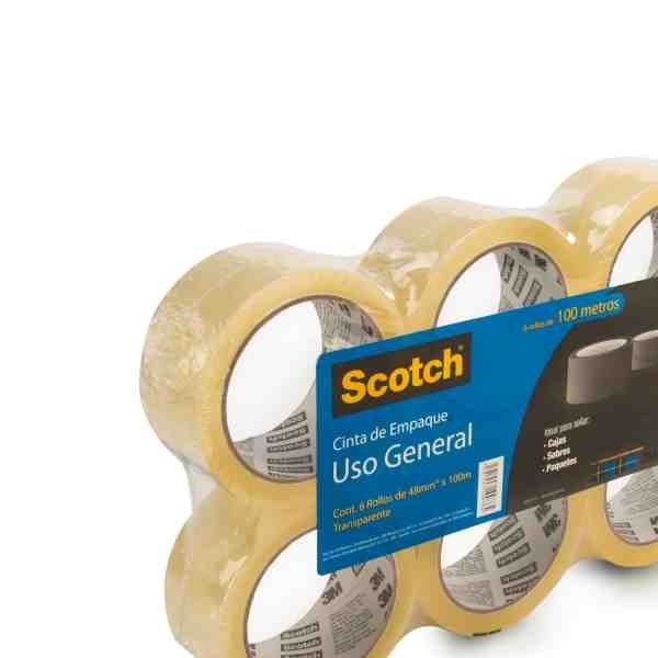 CINTA ADH. PEMP. 48X100M. TRANSP. 360301T 3M E.6 C.36